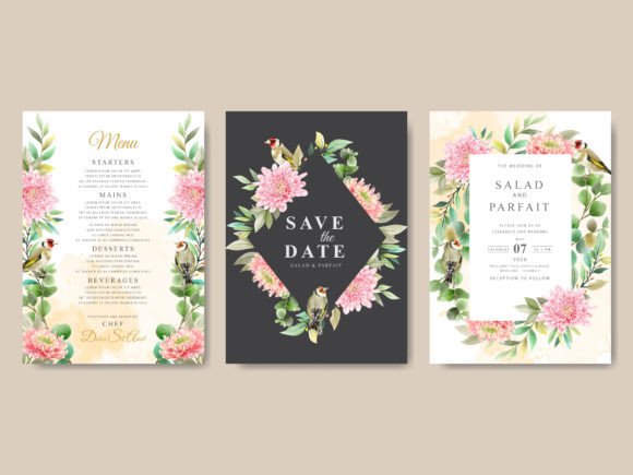 Download Beautiful Floral Wedding Invitations - Wedding invitations Collection